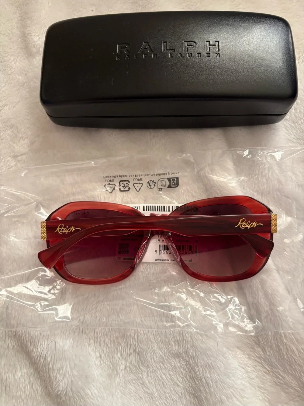 NWT Ralph Lauren Women’s Red sunglasses